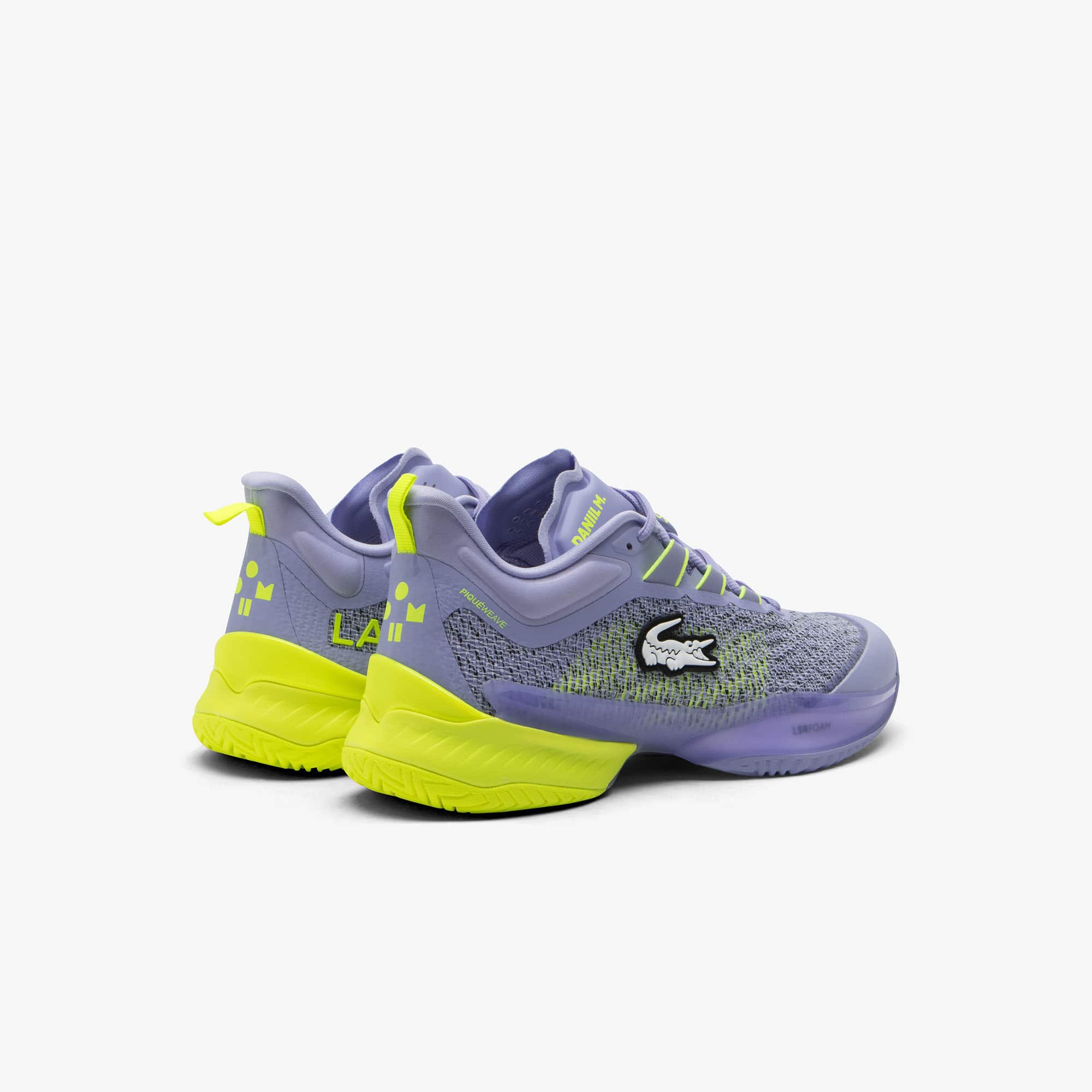 Thumbnail - Lacoste Herren-Tennisschuhe AG-LT23 Ultra x Daniil Medvedev - LT PURP/YLW Size 44