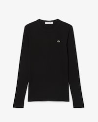 Slim Fit-T-Shirt aus gerippter Baumwolle