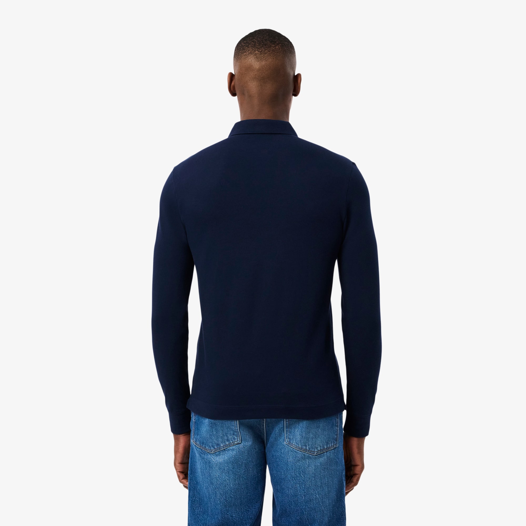 Thumbnail - Lacoste Regular Fit-Polohemd Paris aus Stretch-Piqué - Navy Blau Size 6 - XL