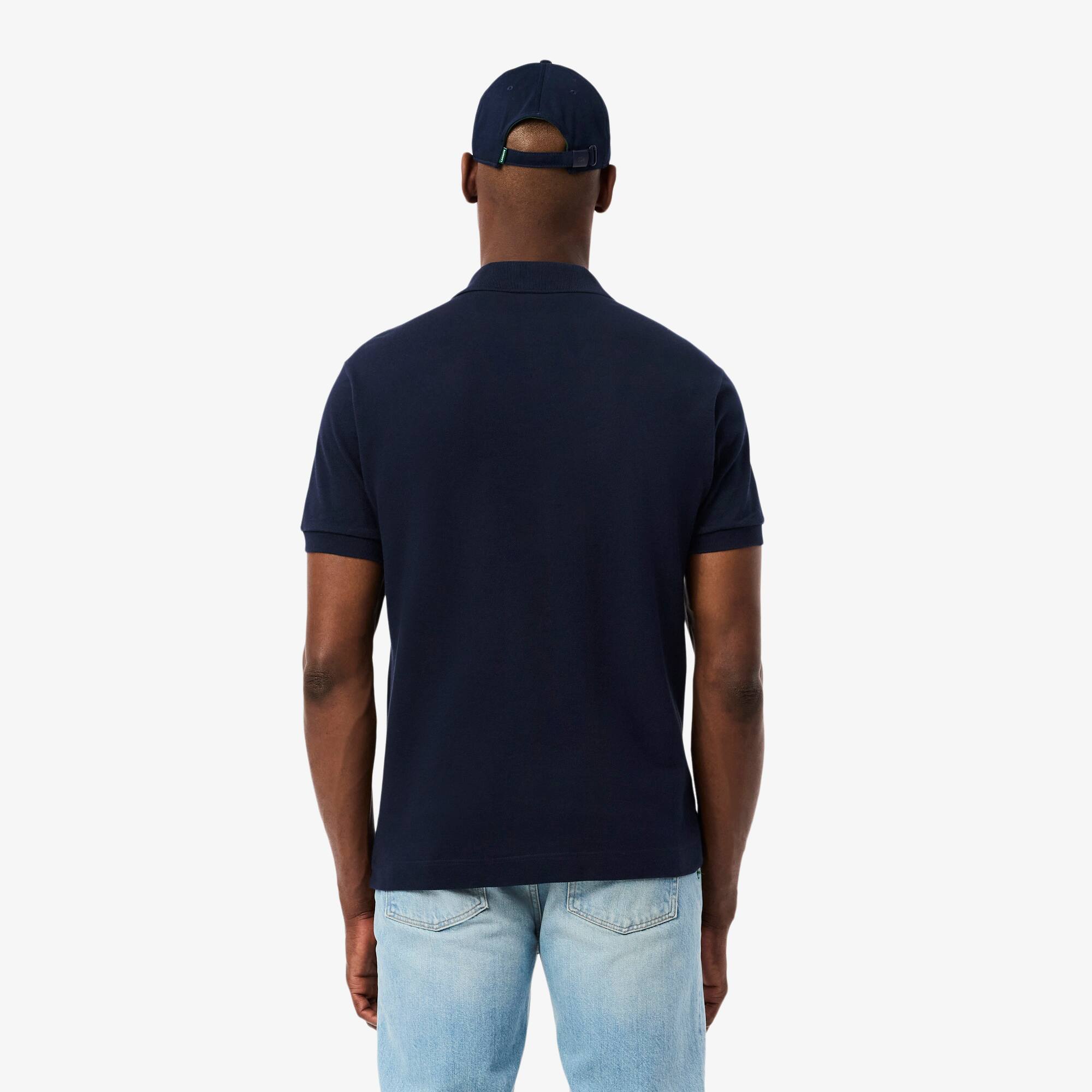 Thumbnail - Lacoste Polohemd L.12.12 Lacoste x Club Med mit Akzent-Badge - Navy Blau Size 4XL