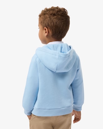 Unisex Hoodie aus Fleece mit Rei&szlig;verschluss