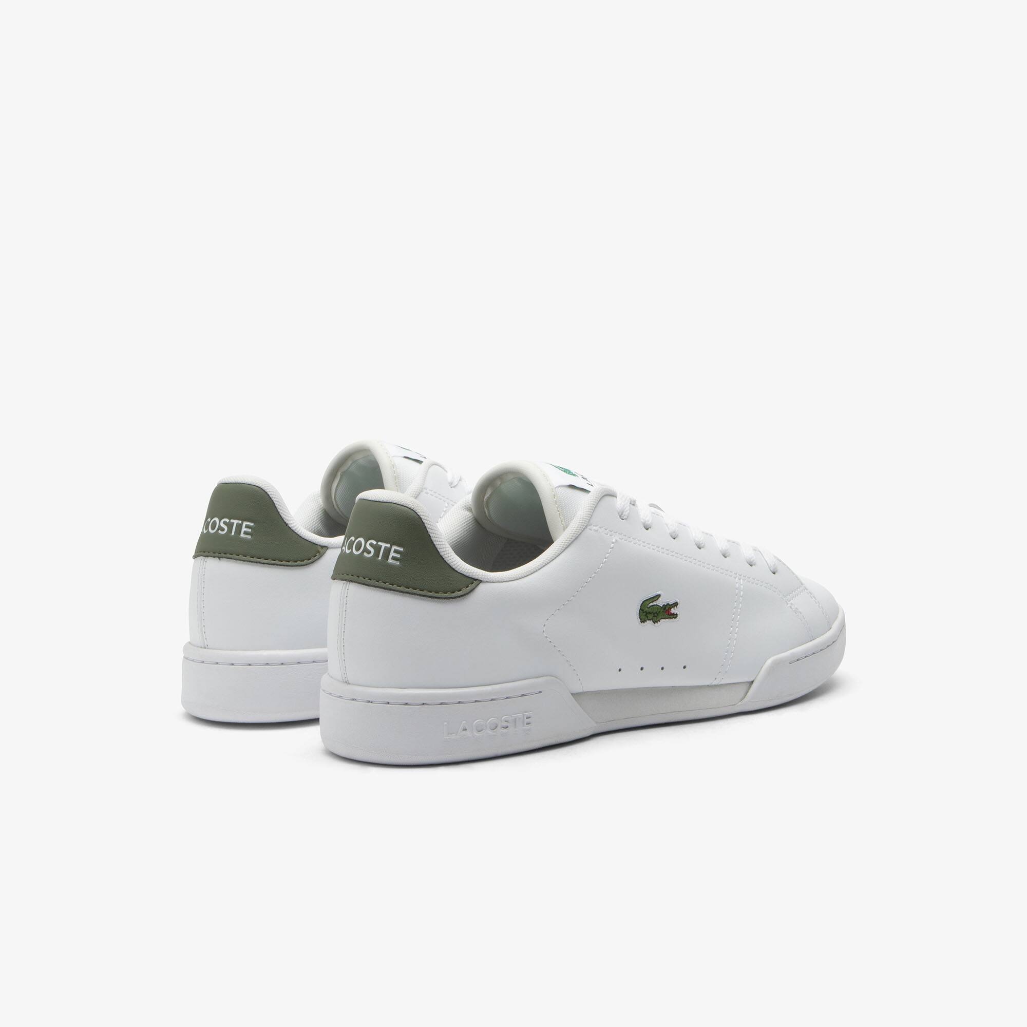 Thumbnail - Lacoste Herren-Sneakers Carnaby Cup aus Leder - WHT/KHK Size 39.5