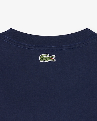 T-Shirt aus schwerer Baumwolle mit Stickerei