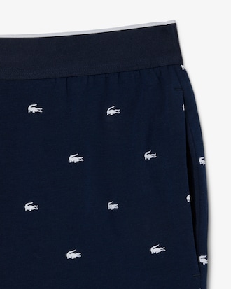 Bedruckte Pyjamahose aus Baumwolle