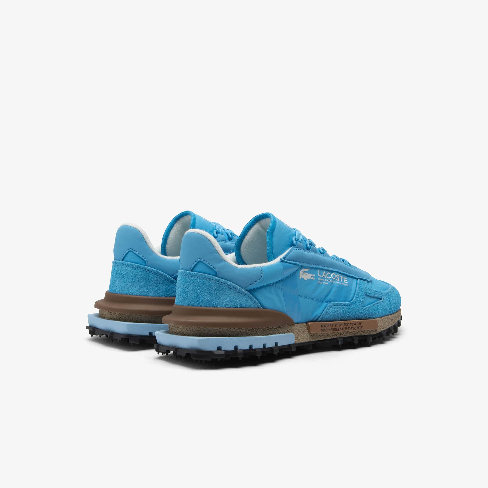Thumbnail - Lacoste Herren-Sneakers Elite Active - BLU/BRW Size 39.5