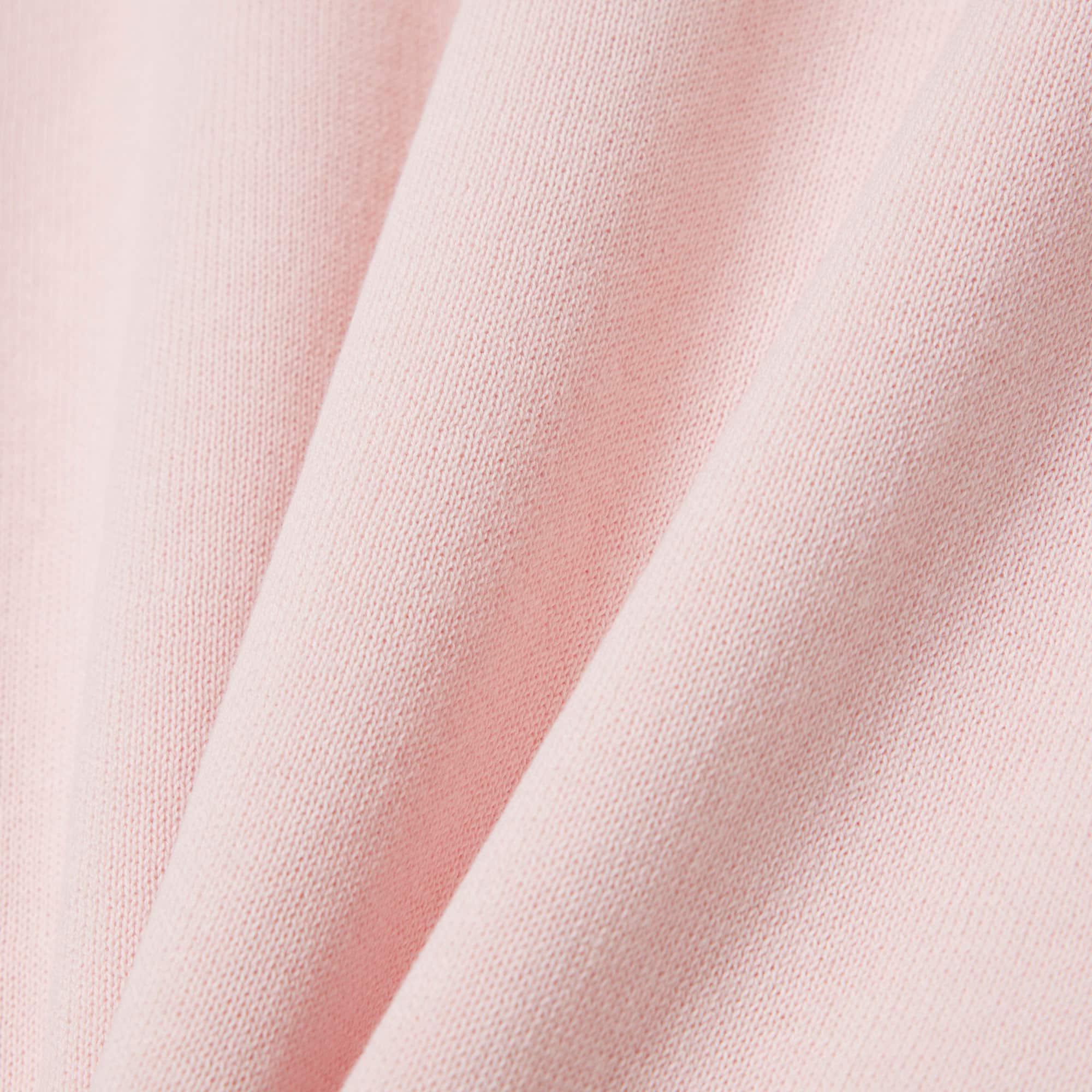 Thumbnail - Lacoste Pullover aus 3D-Strick mit kurzen Ärmeln - Hellrosa Size 34