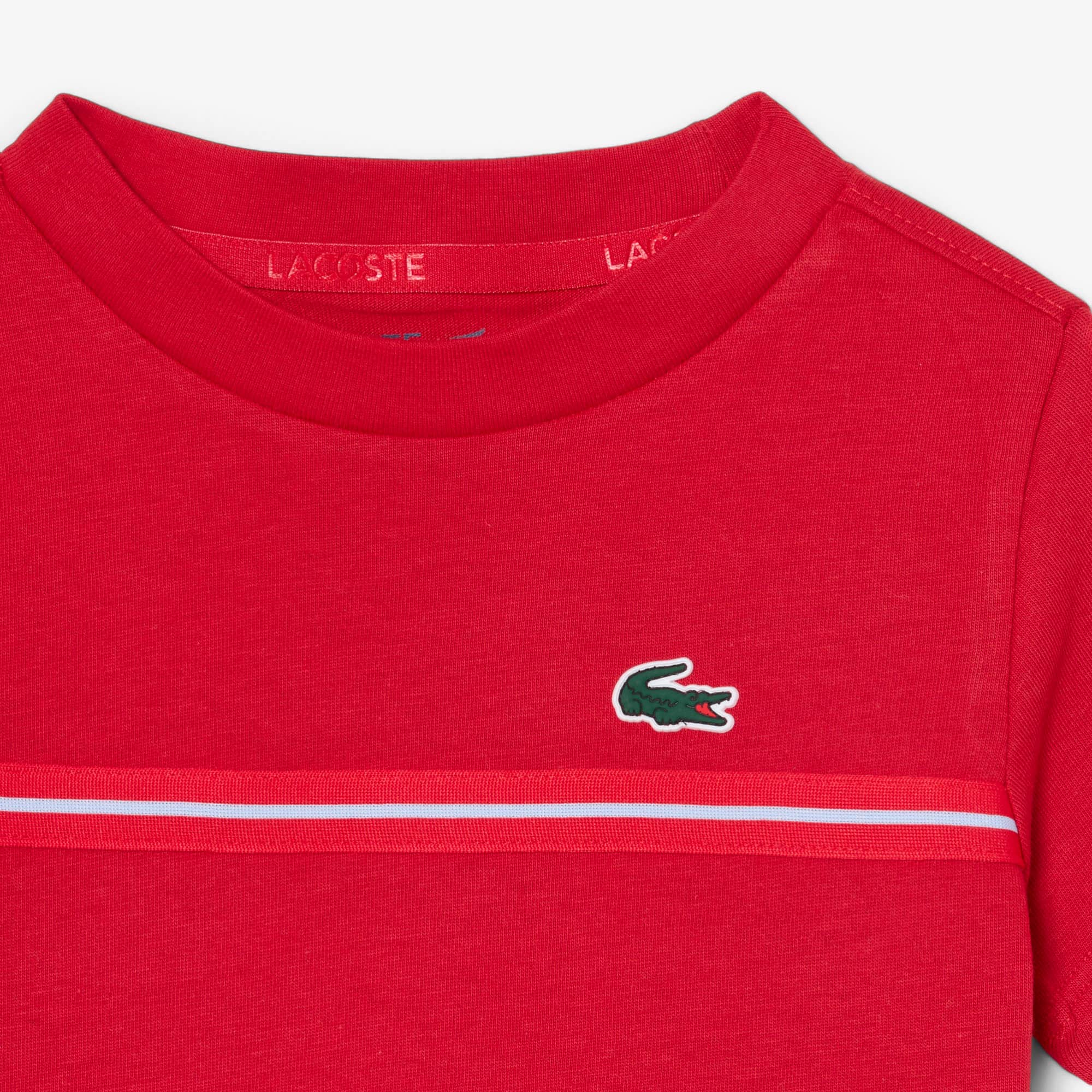 Thumbnail - Lacoste T-Shirt mit Ultra-Dry-Technologie - Rot Size 5 - 5A