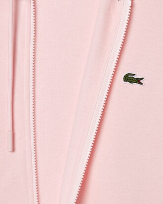 Hoodie aus Fleece mit Rei&szlig;verschluss