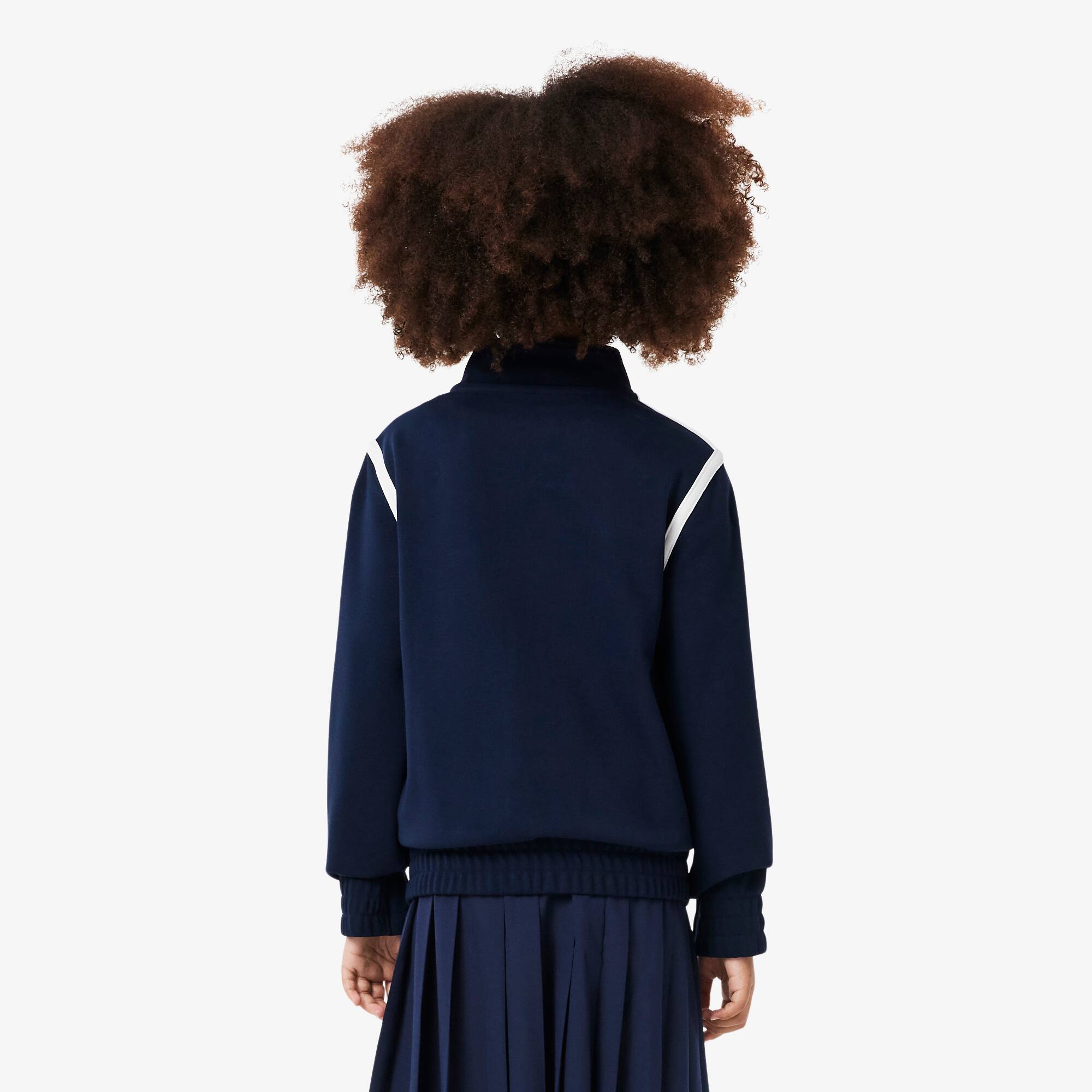Thumbnail - Lacoste Jacke mit hohem Kragen und Reißverschluss - Navy Blau Size 10 - 12A