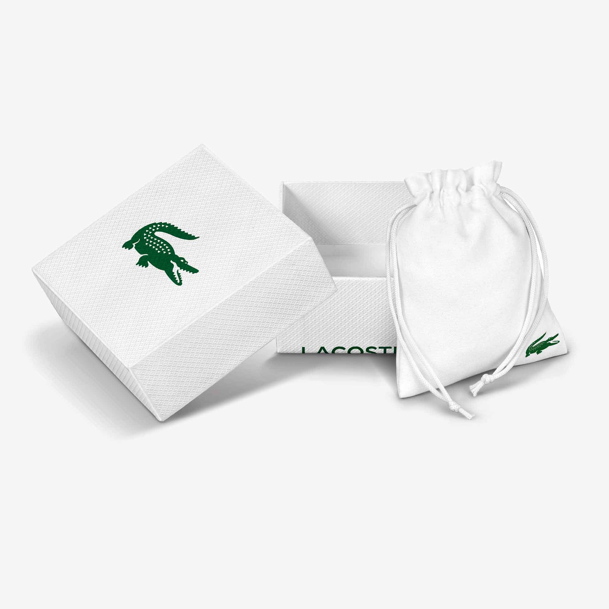 Thumbnail - Lacoste Krokodilbrosche - GOLD Size One Size
