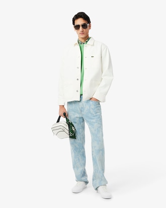 Sweatshirt aus Fleece mit Rundhalsausschnitt