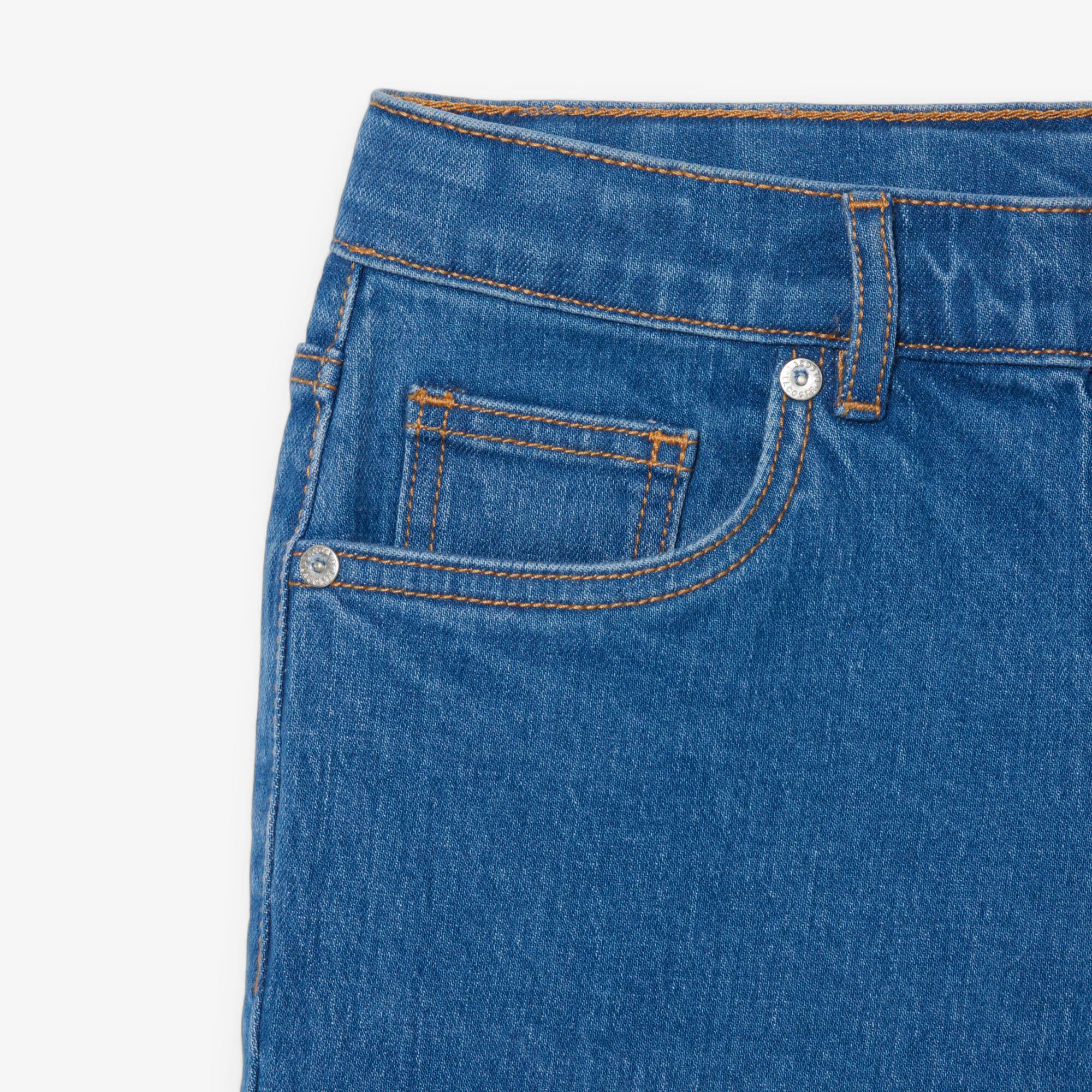 Thumbnail - Lacoste Denim-Bermudashorts mit Five-Pocket-Design - Blau Size 9 - 10A