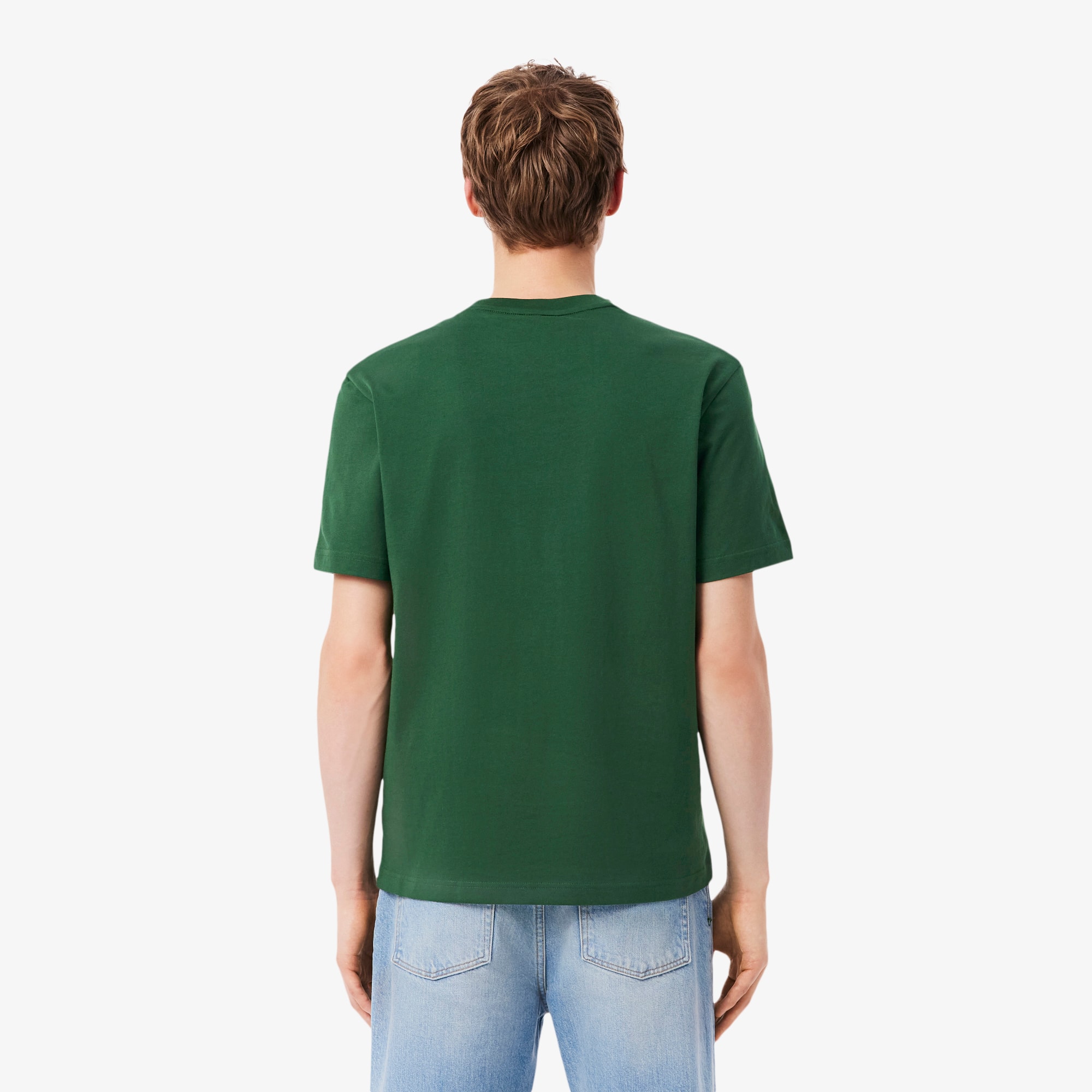 Thumbnail - Lacoste T-Shirt aus Baumwolle - Grün Size 6 - XL
