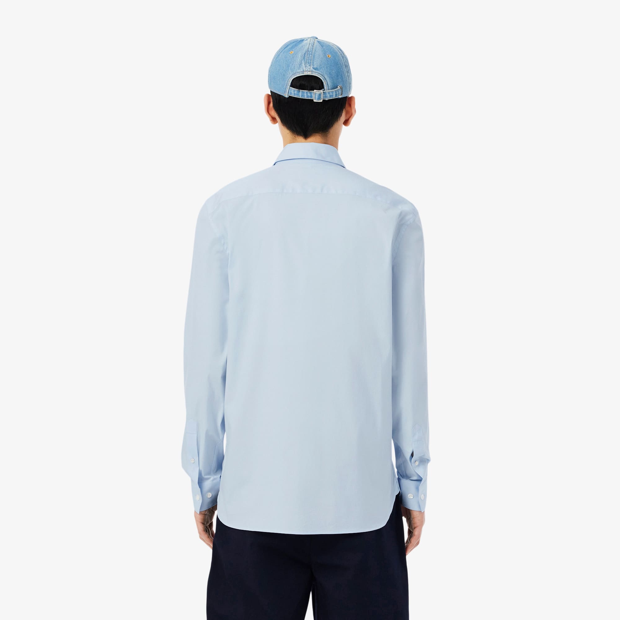 Thumbnail - Lacoste Slim Fit-Hemd aus Stretch-Popeline - Hellblau Size 37