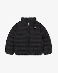 Unisex-Puffer-Jacke mit Fleece-Futter-Kapuze