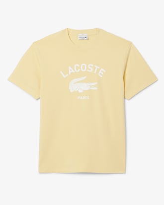 T-Shirt aus Baumwolle mit Signatur-Print
