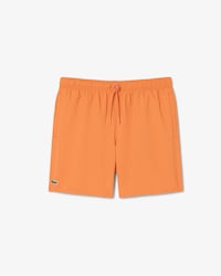 Halblange, einfarbige Badehose