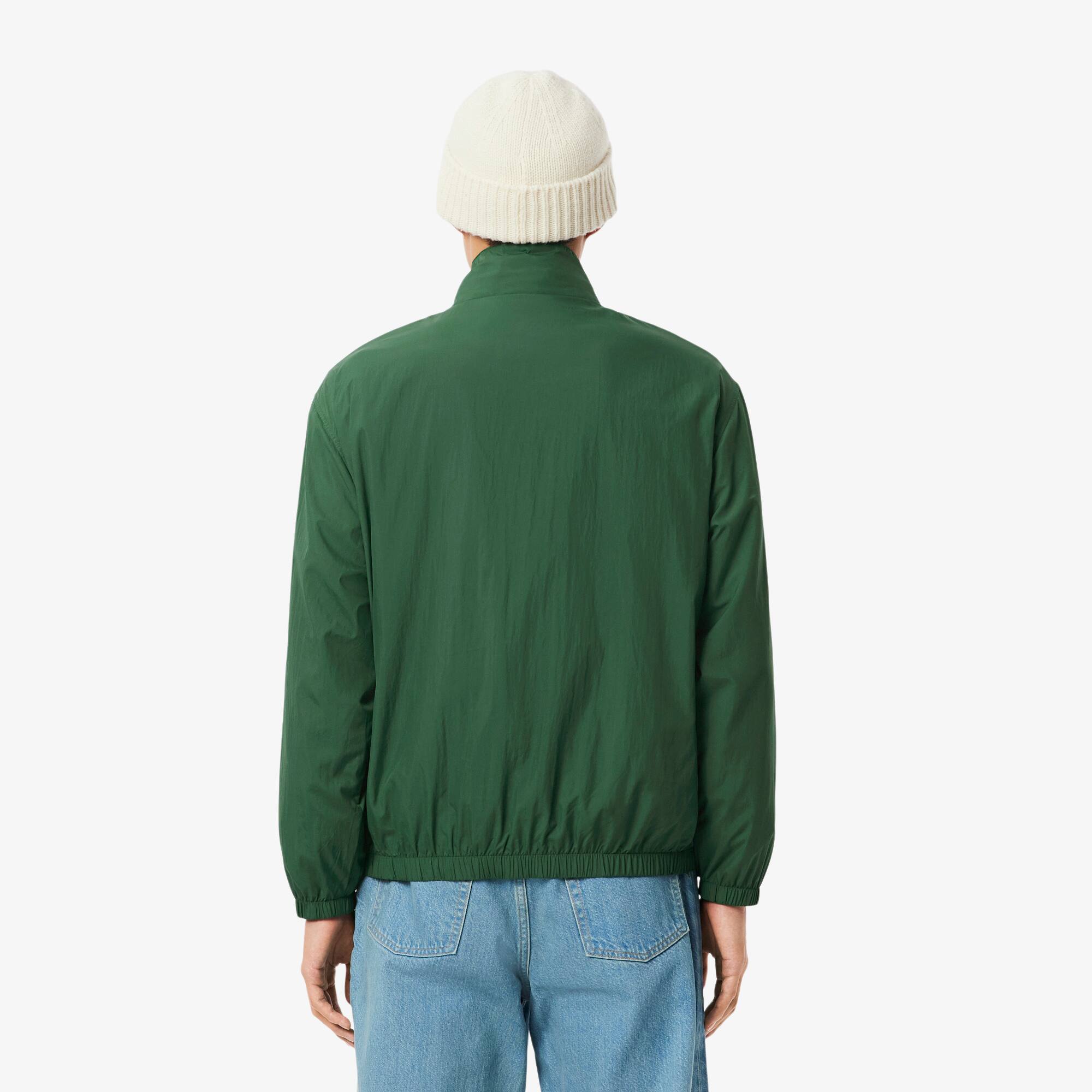 Thumbnail - Lacoste Wasserabweisende Trainingsjacke mit Kapuze - Grün Size 48 - S-M
