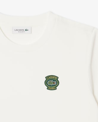 T-Shirt aus Baumwolle mit Badge
