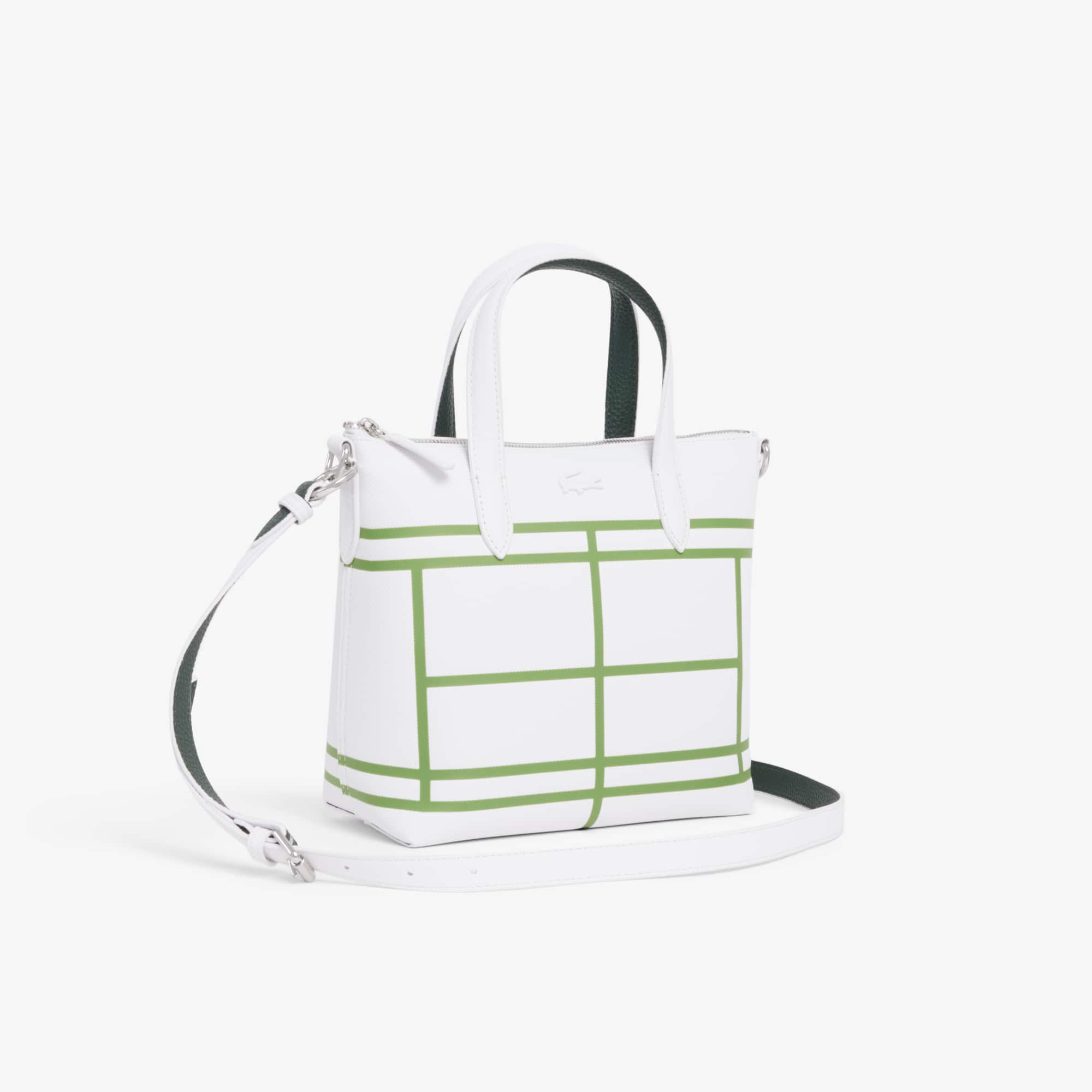 Thumbnail - Lacoste Wendbare Mini-Tote Anna mit Reißverschluss - BLANC SINOPLE Size One Size