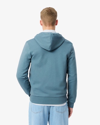 Hoodie aus Fleece mit Reißverschluss