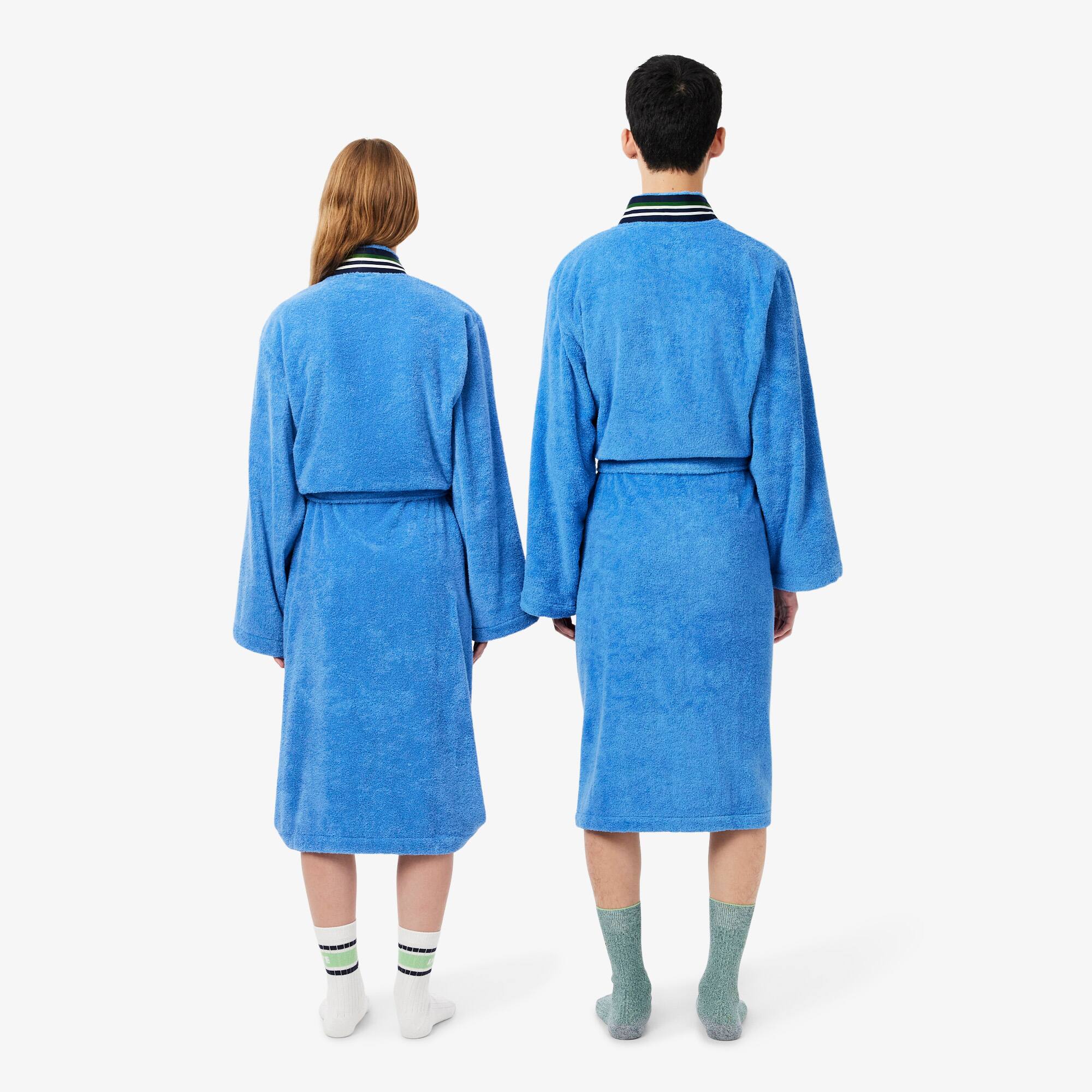 Thumbnail - Lacoste L Club Bademantel - BLUE Size M