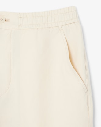 Regular Fit-Chinohose aus Leinen