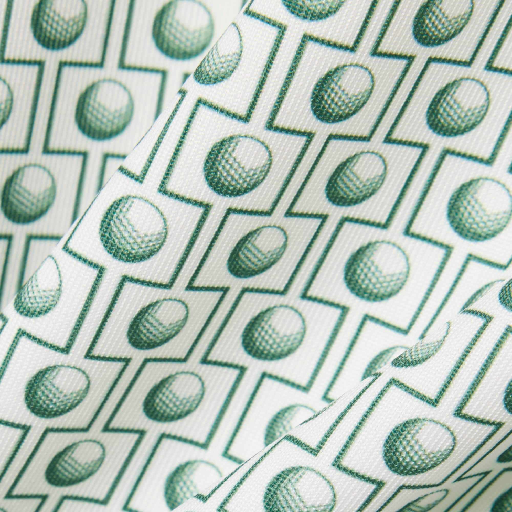 Thumbnail - Lacoste Golf-Polohemd mit Print, Regular Fit - Weiß / Grün Size M