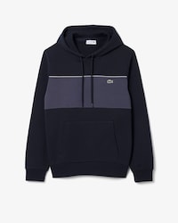 Hoodie aus Fleece mit Colorblock-Design