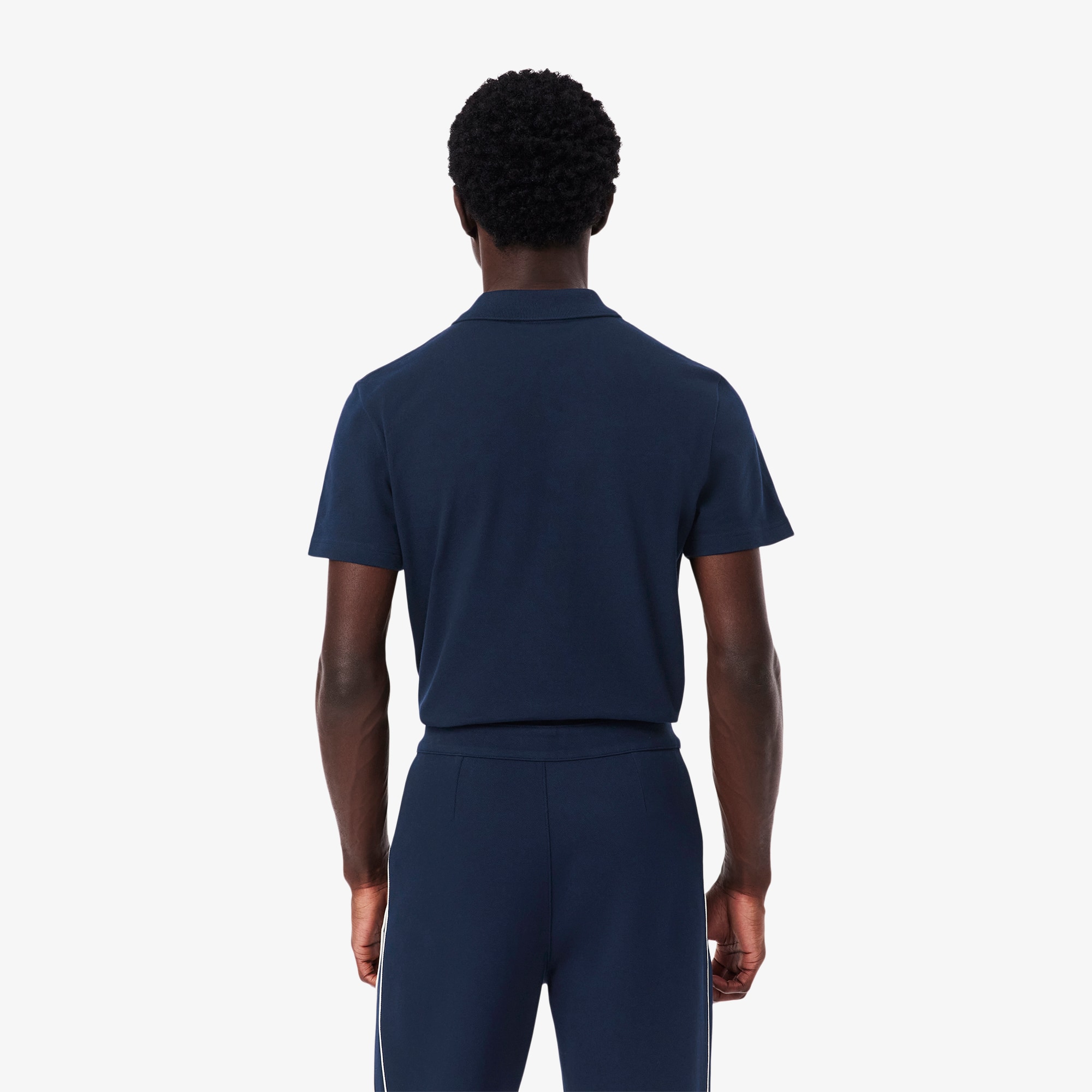 Thumbnail - Lacoste Regular Fit-Polohemd L.12.12 mit Logo-Einfassung - Navy Blau Size M