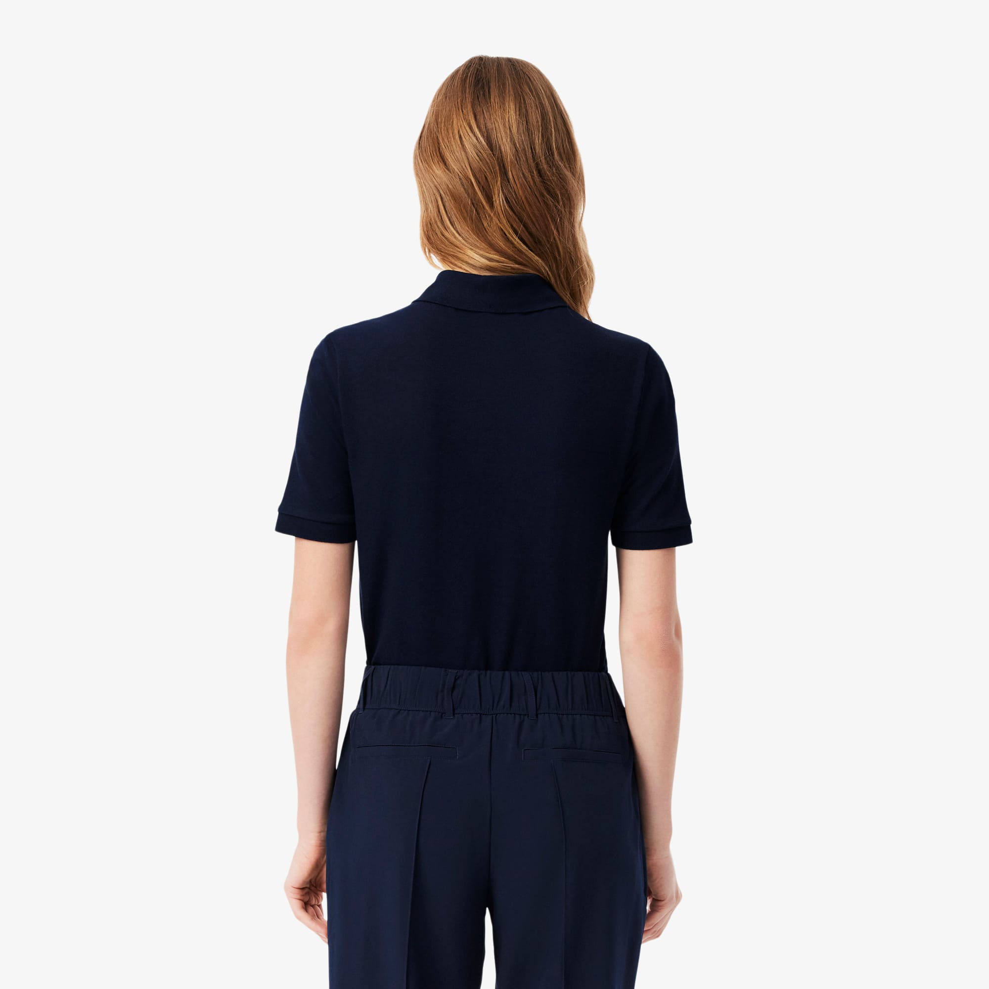 Thumbnail - Lacoste Golf-Polohemd mit Wärmeregulierung, Slim Fit - Navy Blau Size 42