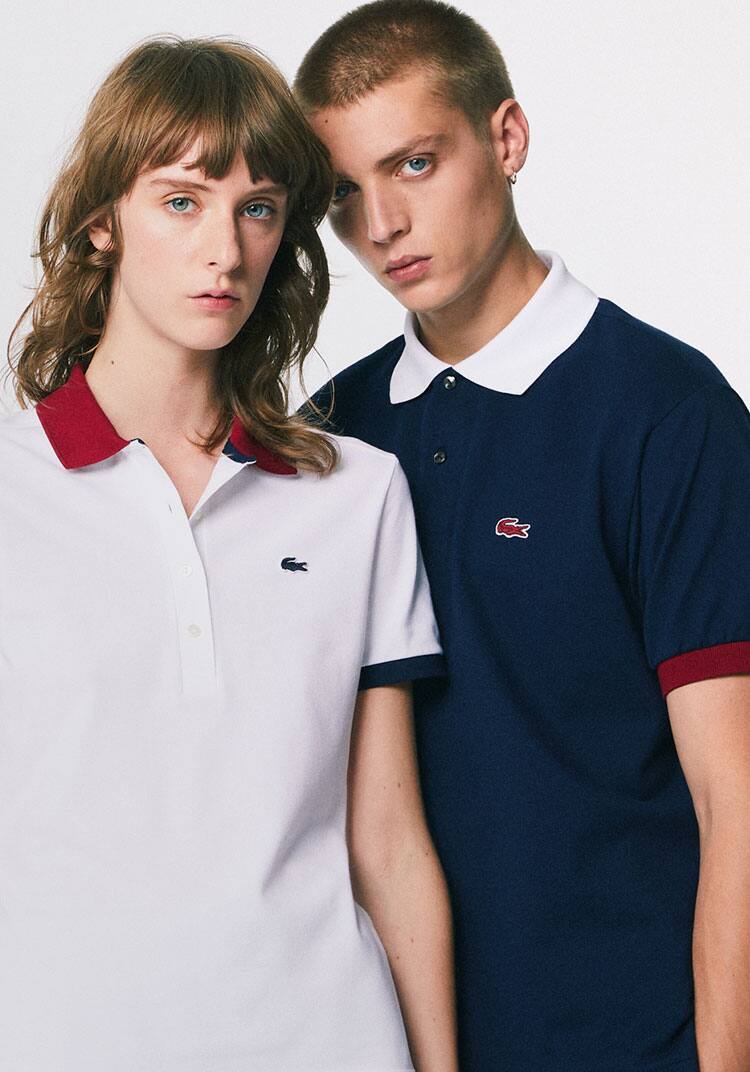 lacoste custom polo