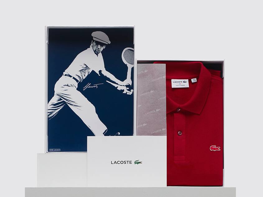 lacoste personalized polo