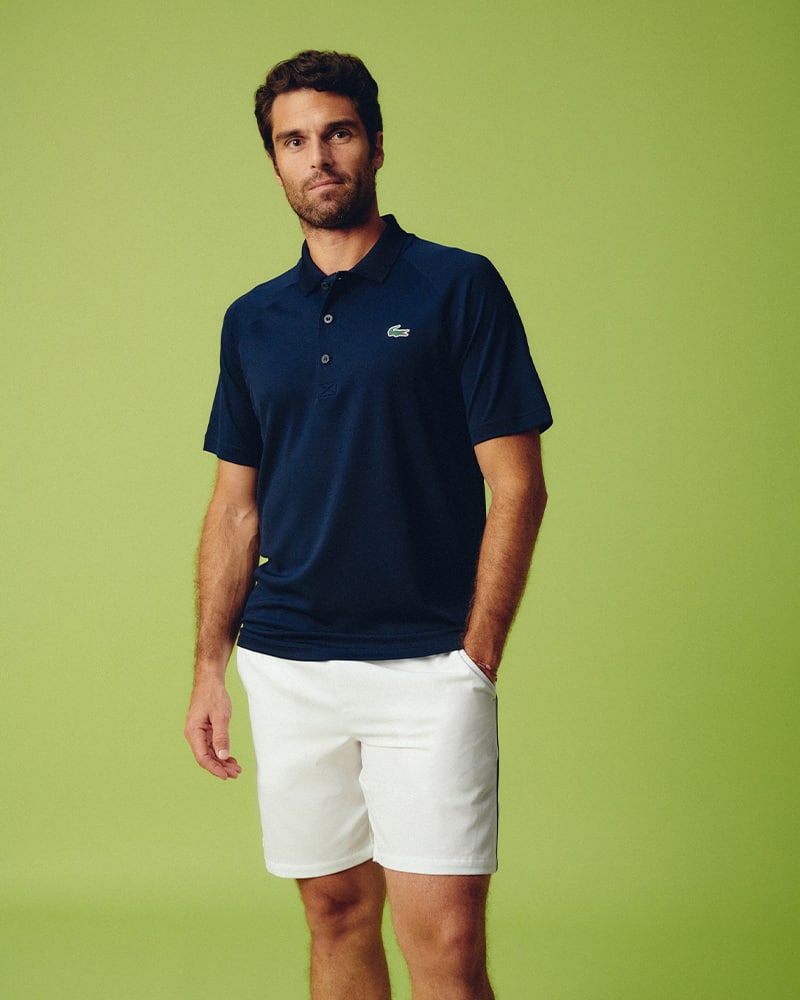 Lacoste polo shorts new arrivals
