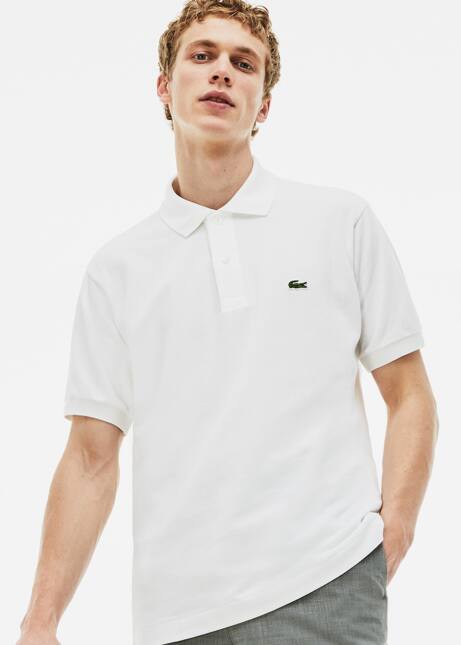 white lacoste top