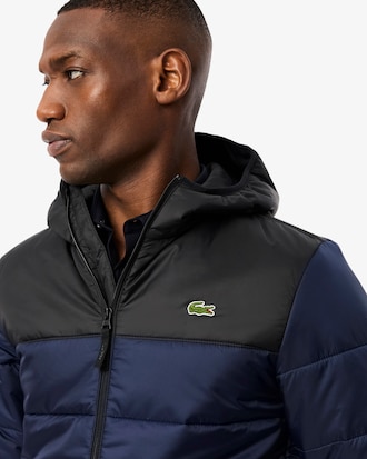 Water-Repellent Quilted Puffed Jacket