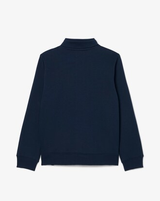 Unisex High Neck Zipped Sweatshirt