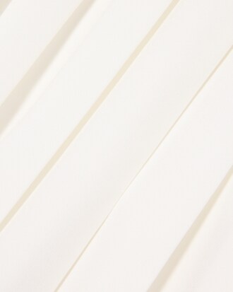 Oxford Cotton Pleated Skirt