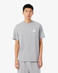 Crocodile Print Cotton Loungewear T-Shirt