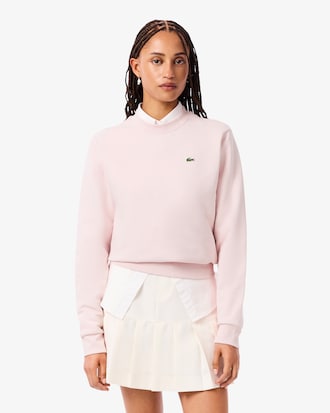 Relaxed Fit Fleece Crew Neck Sweatshirt