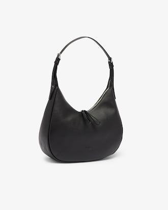 City Court Grain Leather Hobo Bag