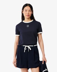 Embroidered Badge Jersey T-shirt