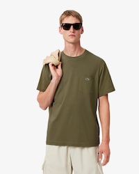 Cotton T-shirt with Breast Pocket