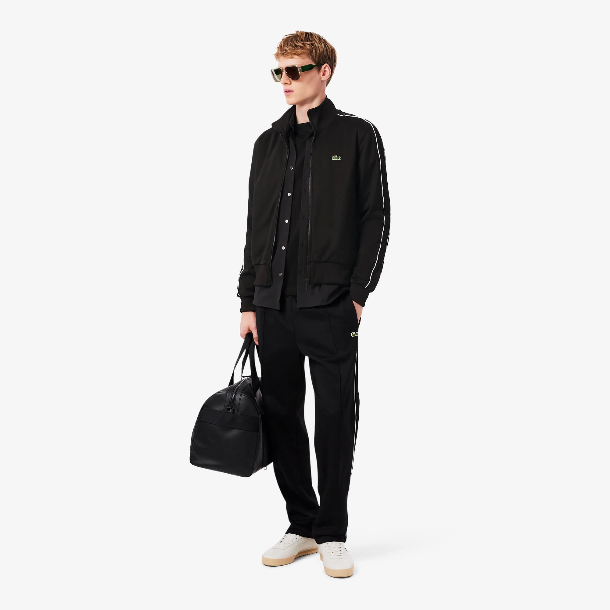 Paris Piqué Zip Front Track Jacket - Men's Sweatshirts - New In