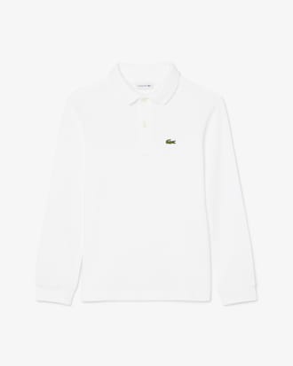 Long Sleeved Petit Piqu&eacute; Polo Shirt