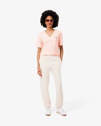 Relaxed Fit Soft Cotton V Neck T-shirt