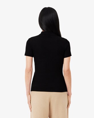 Slim Fit L.12.D Ribbed Cotton Polo Shirt