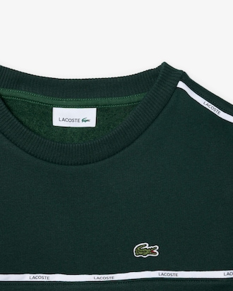 Logo Stripe Fleece Sweatshirt