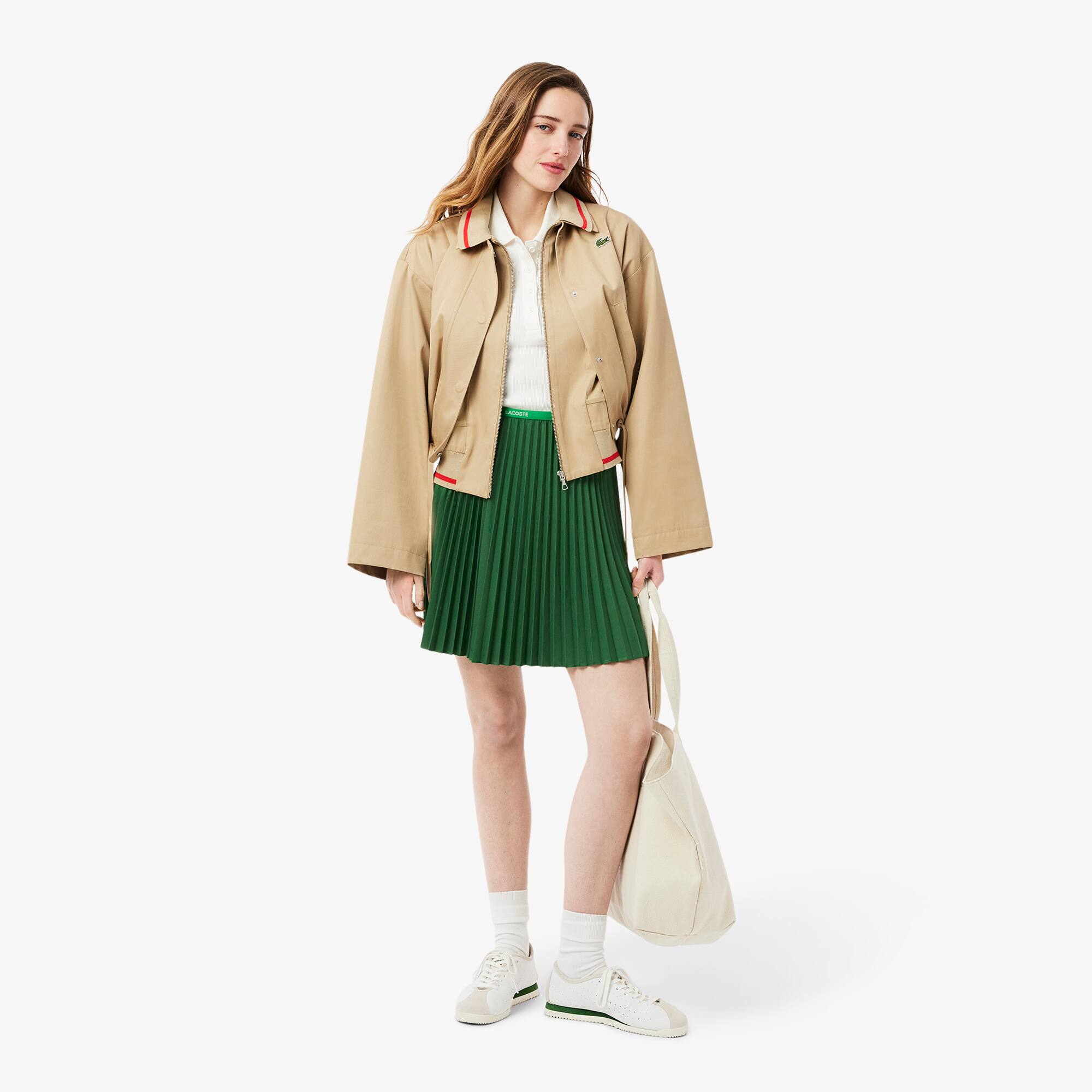 ★LACOSTE★ Women's Essential Short Pleated Skirt Navy JF140 Women's Short Pleated Skirt - Shorts & Skirts - New In 2025
