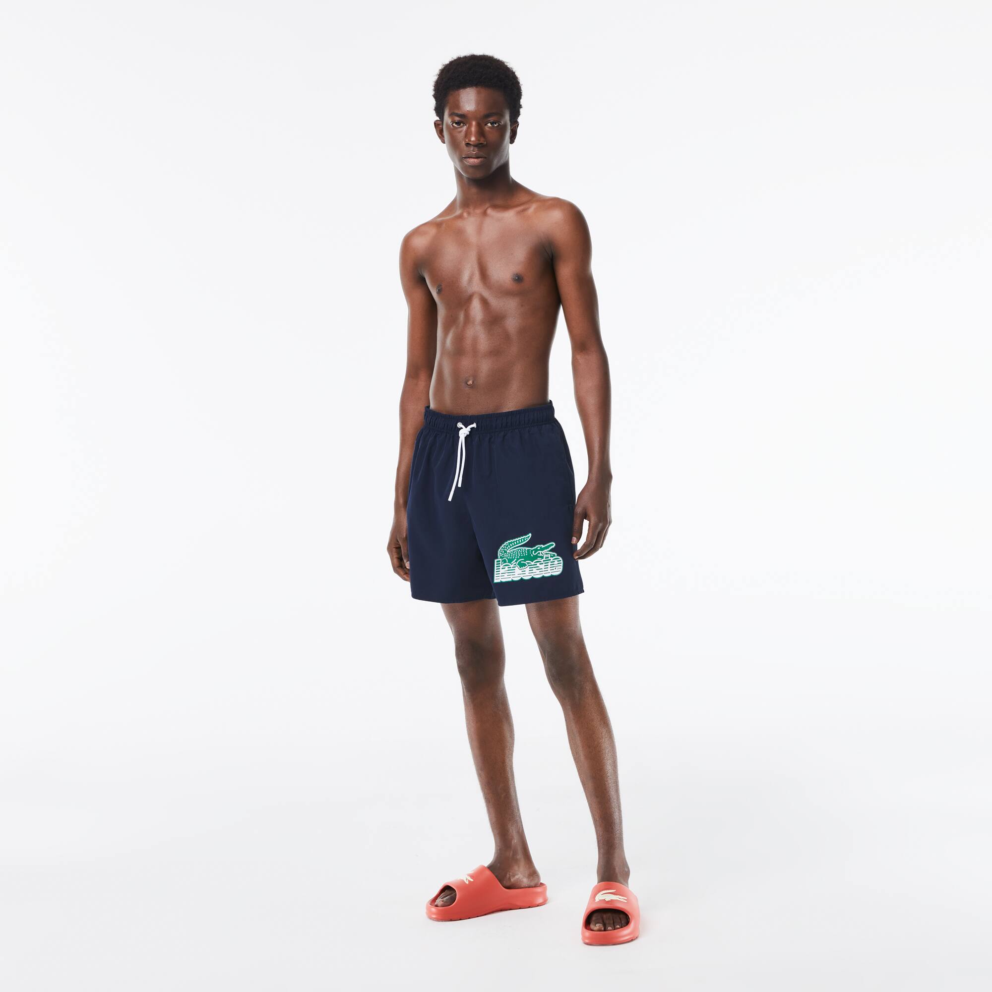 Lacoste mens swim shorts deals